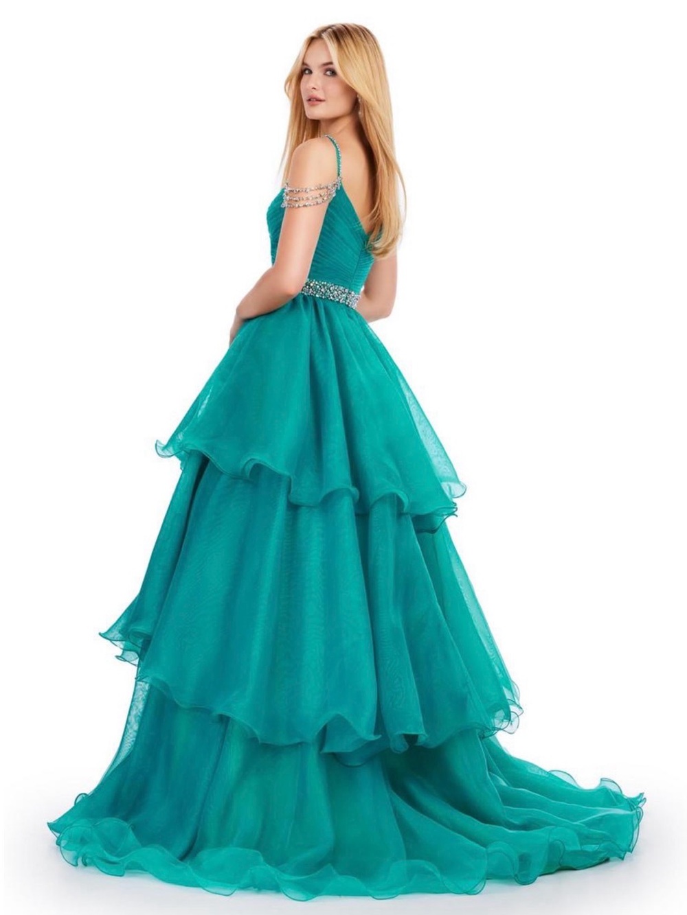 ASHLEYlauren Jade size 6 Pageant Ballgown